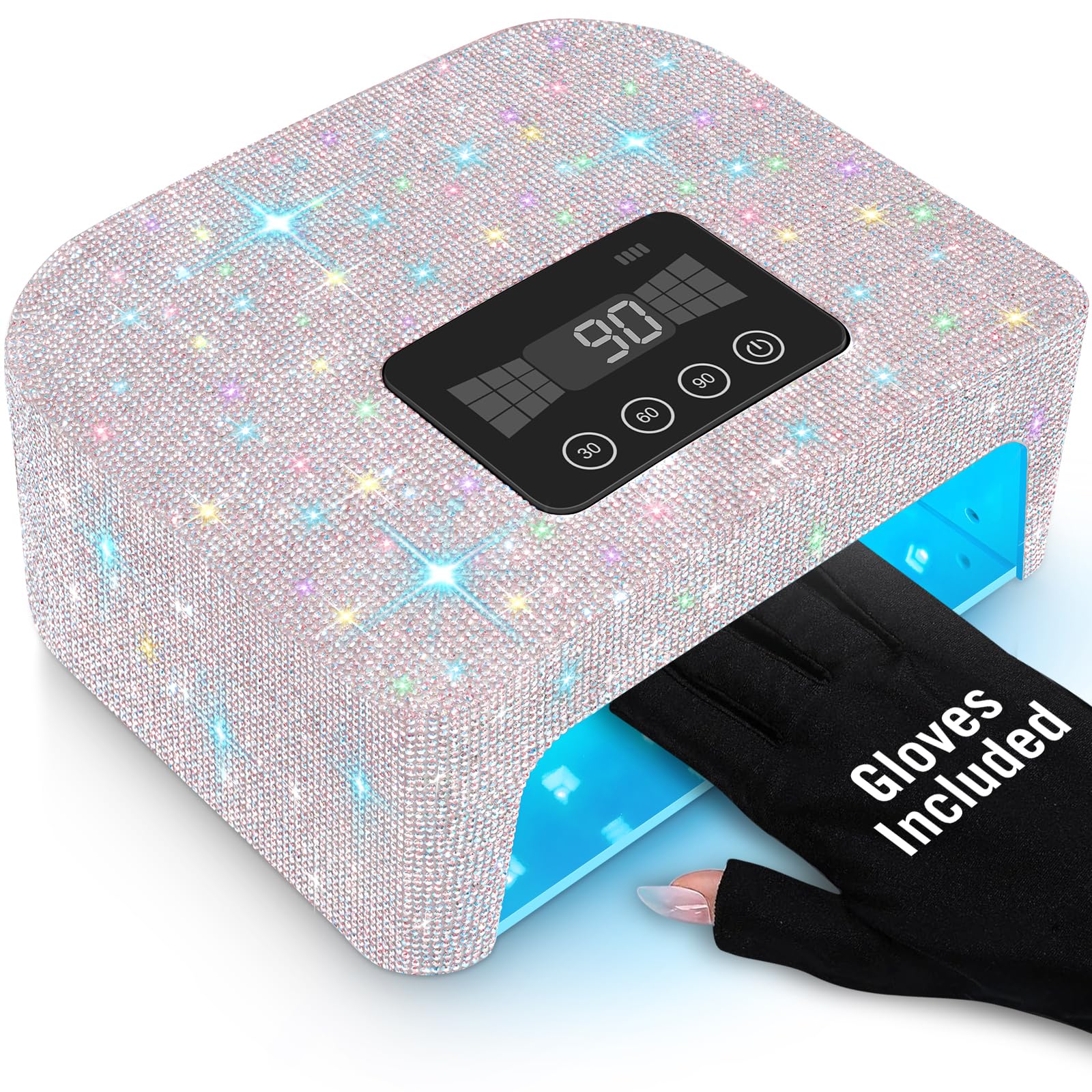 Amazon.com: Aedavey Cordless UV Nail Lamp, Rechargeable UV Light